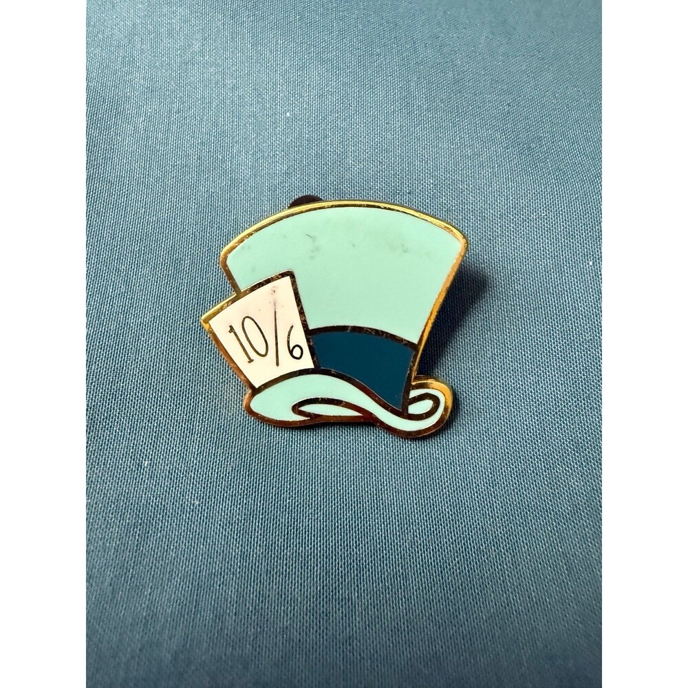Alice in Wonderland Mad Hatter Hat Individual Disney Trading Pin